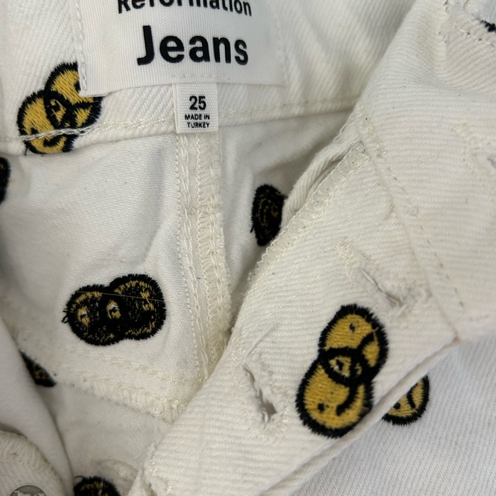 Reformation mixed emotion jeans